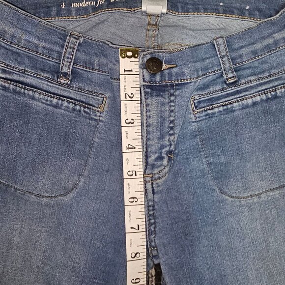 N62 Womens Modern Fit Bootcut Jeans Size 4 Blue Denim - Picture 8 of 9